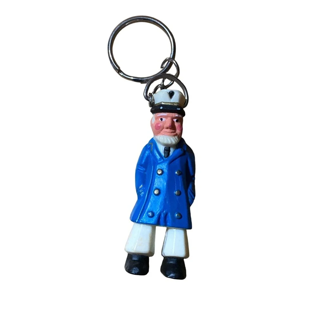 Fisherman Old Sailor Captain Souvenir Keychain Key Ring